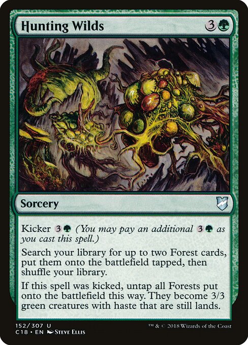 Hunting Wilds — Commander 2018 #152 — Non Foil — reference image 1