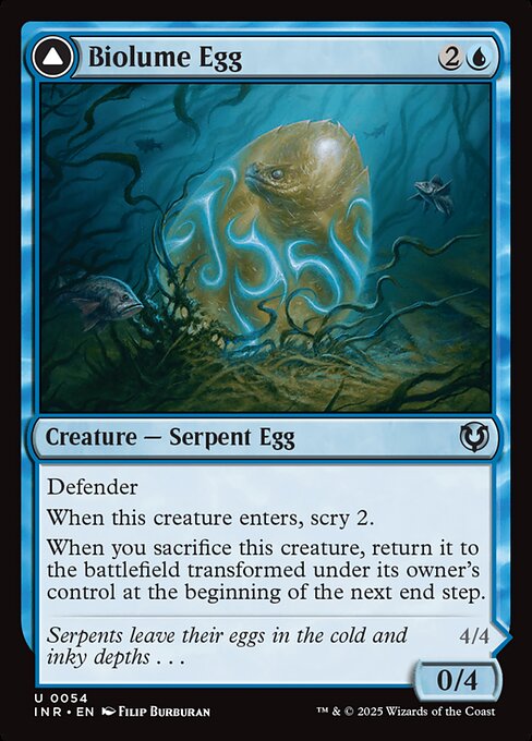 Biolume Egg // Biolume Serpent — Innistrad Remastered #54 — Non Foil — reference image 1