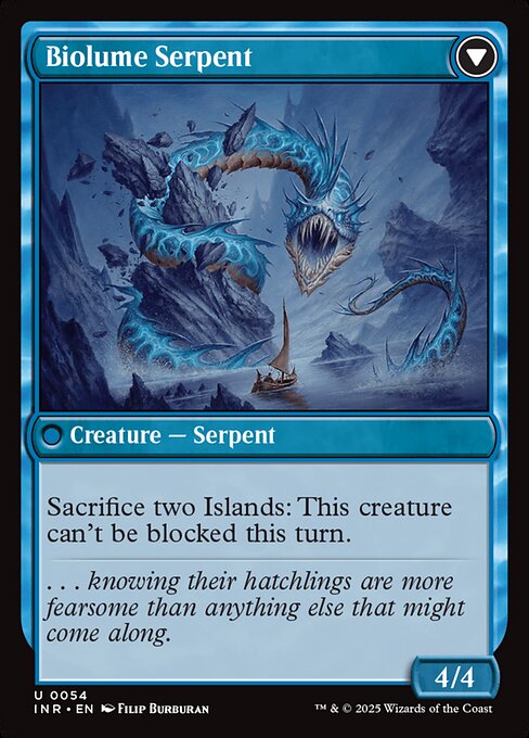 Biolume Egg // Biolume Serpent — Innistrad Remastered #54 — Foil — reference image 2
