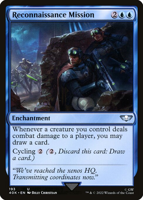 Reconnaissance Mission — Warhammer 40,000 Commander #193 — Non Foil — reference image 1