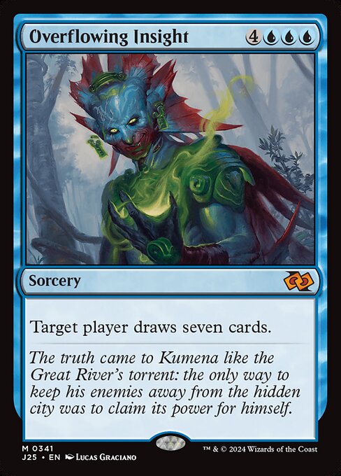 Overflowing Insight — Foundations Jumpstart #341 — Non Foil — reference image 1
