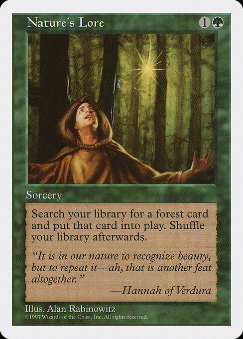 Nature's Lore — Fifth Edition #316 — Non Foil — reference image 1