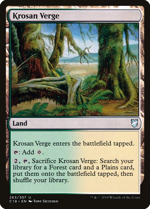 Krosan Verge — Commander 2018 #263 — Non Foil — reference image 1