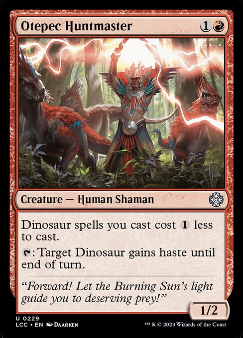 Otepec Huntmaster — The Lost Caverns of Ixalan Commander #229 — Non Foil — reference image 1