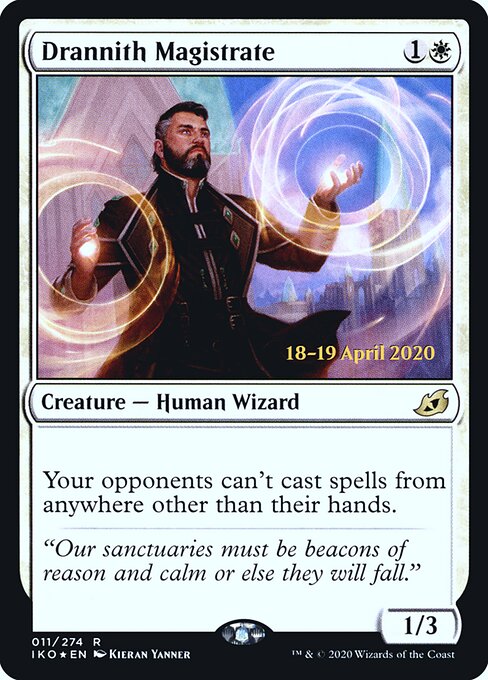 Drannith Magistrate — Ikoria: Lair of Behemoths Promos #11s — Foil — reference image 1