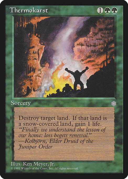 Thermokarst — Ice Age #268 — Non Foil — reference image 1