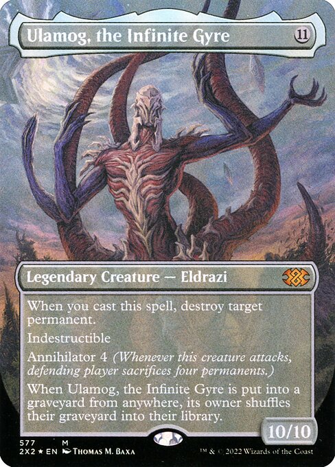 Ulamog, the Infinite Gyre — Double Masters 2022 #577 — Foil — reference image 1