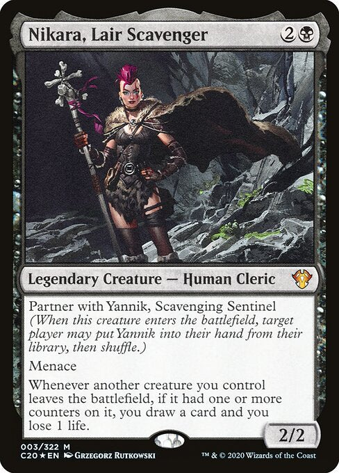 Nikara, Lair Scavenger — Commander 2020 #3 — Foil — reference image 1
