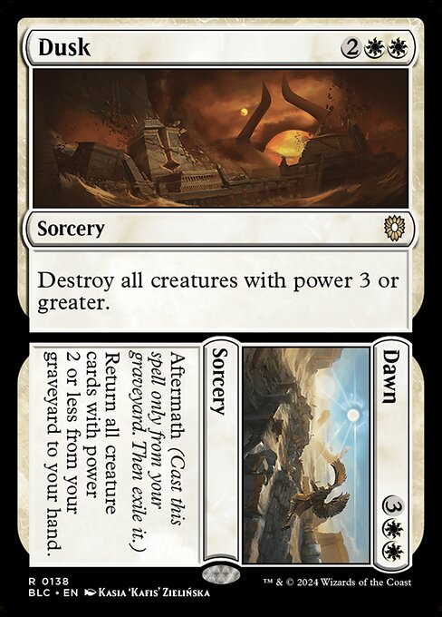 Dusk // Dawn — Bloomburrow Commander #138 — Non Foil — reference image 1