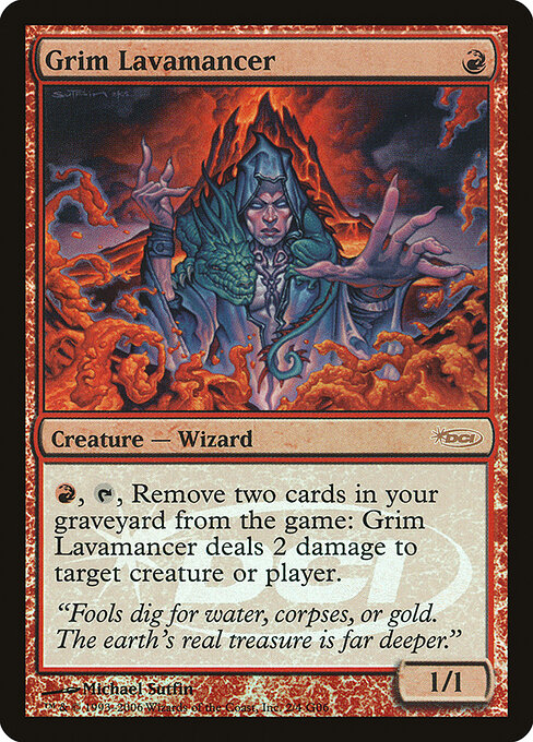 Grim Lavamancer — Judge Gift Cards 2006 #2 — Foil — reference image 1