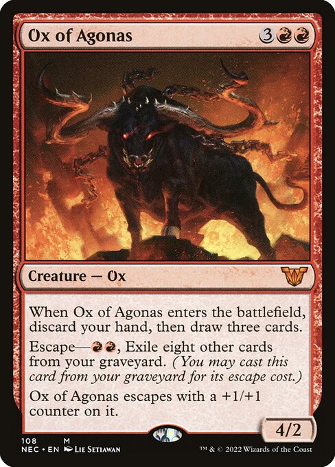 Ox of Agonas — Neon Dynasty Commander #108 — Non Foil — reference image 1