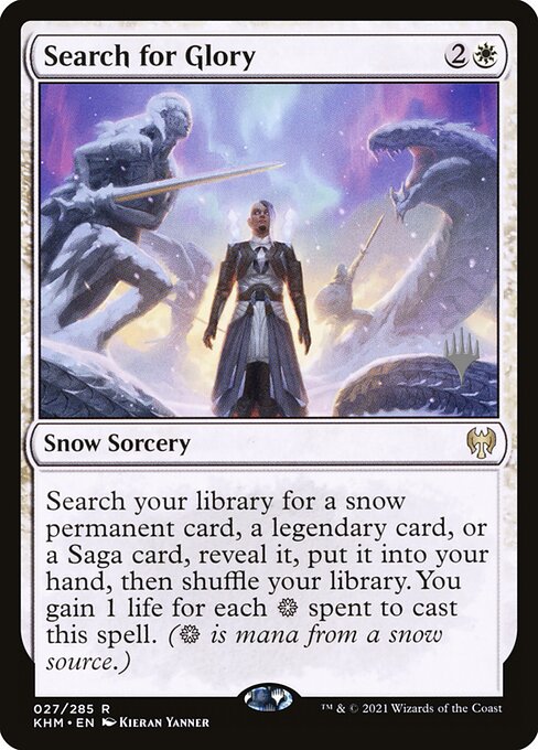 Search for Glory — Kaldheim Promos #27p — Foil — reference image 1