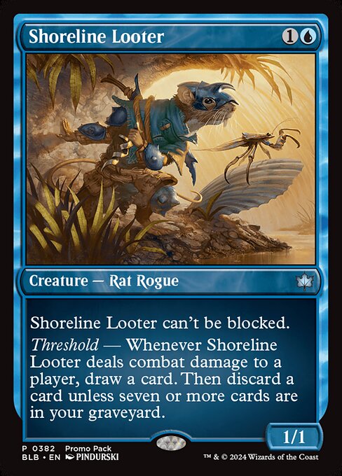 Shoreline Looter — Bloomburrow #382 — Non Foil — reference image 1