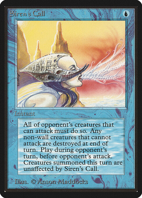 Siren's Call — Limited Edition Beta #78 — Non Foil — reference image 1