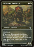 Harnessed Snubhorn — March of the Machine: The Aftermath #103 — Etched Foil — reference image 1