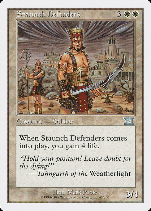 Staunch Defenders — Classic Sixth Edition #45 — Non Foil — reference image 1