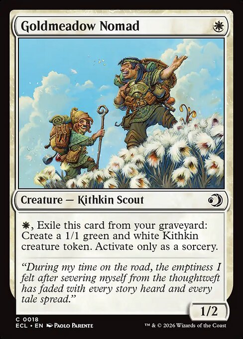 Goldmeadow Nomad — Lorwyn Eclipsed #18 — Non Foil — reference image 1