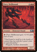 Fiery Hellhound — Magic 2011 #136 — Foil — reference image 1