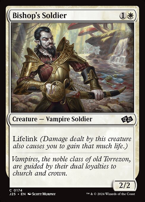 Bishop's Soldier — Foundations Jumpstart #174 — Non Foil — reference image 1