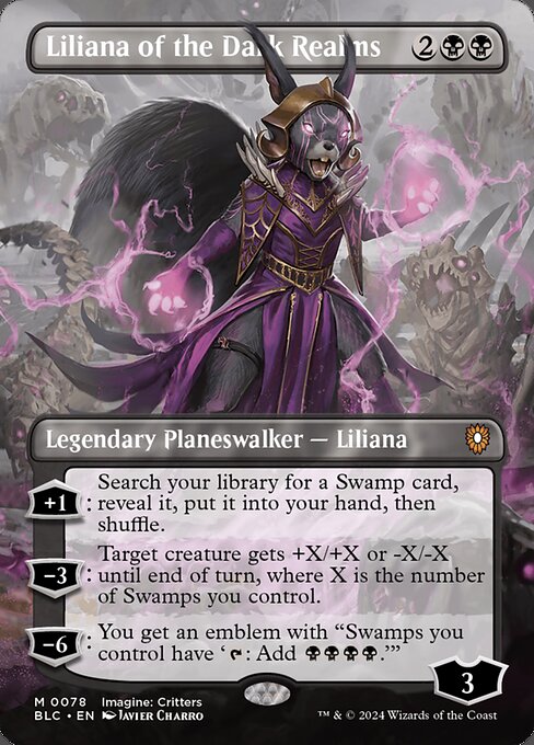 Liliana of the Dark Realms — Bloomburrow Commander #78 — Non Foil — reference image 1
