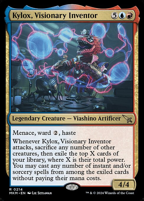 Kylox, Visionary Inventor — Murders at Karlov Manor #214 — Non Foil — reference image 1