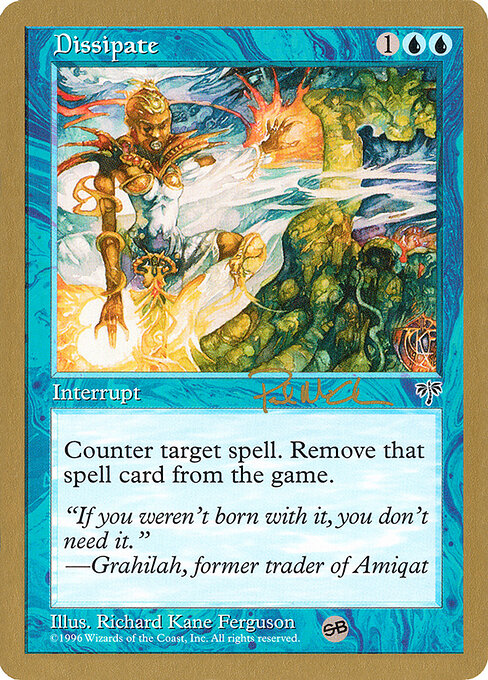 Dissipate — World Championship Decks 1997 #pm61sb — Non Foil — reference image 1