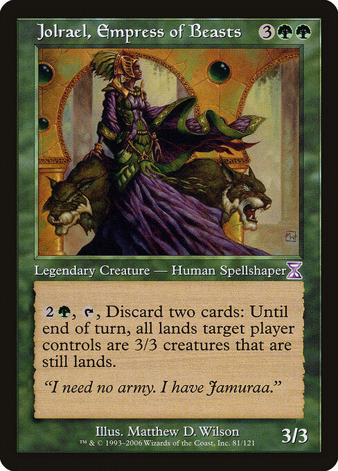 Jolrael, Empress of Beasts — Time Spiral Timeshifted #81 — Non Foil — reference image 1