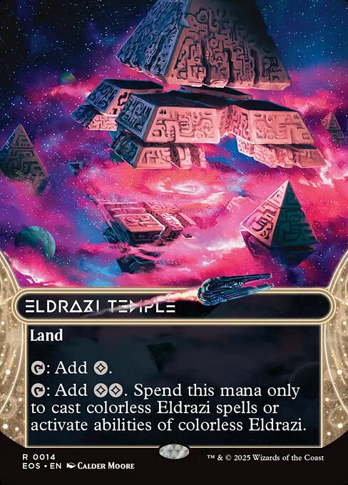 Eldrazi Temple — Edge of Eternities: Stellar Sights #14 — Foil — reference image 1