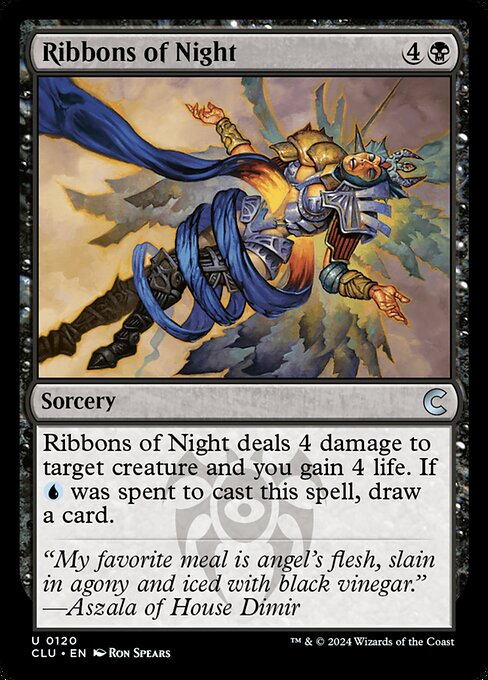 Ribbons of Night — Ravnica: Clue Edition #120 — Non Foil — reference image 1