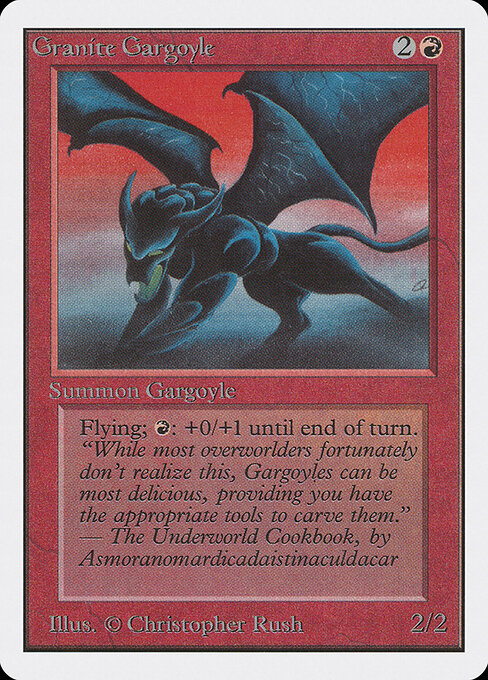 Granite Gargoyle — Unlimited Edition #156 — Non Foil — reference image 1