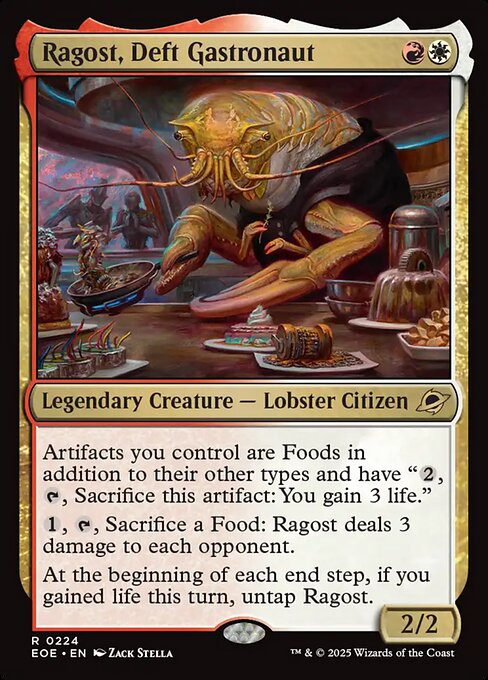 Ragost, Deft Gastronaut — Edge of Eternities #224 — Foil — reference image 1