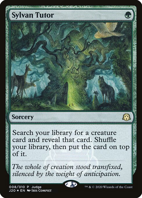 Sylvan Tutor — Judge Gift Cards 2020 #8 — Foil — reference image 1