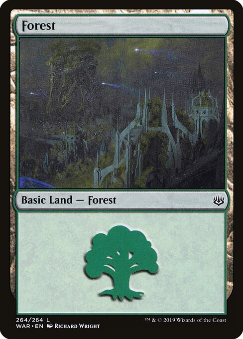 Forest — War of the Spark #264 — Non Foil — reference image 1