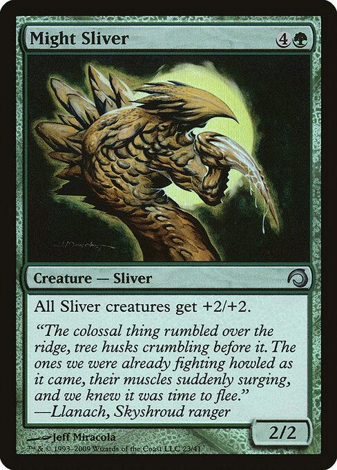 Might Sliver — Premium Deck Series: Slivers #23 — Foil — reference image 1