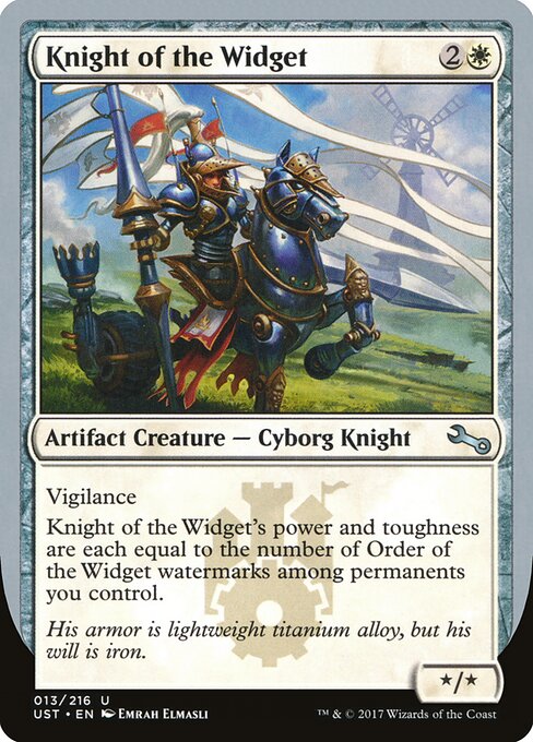 Knight of the Widget — Unstable #13 — Foil — reference image 1
