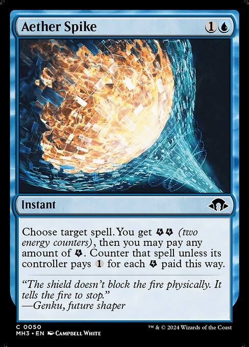 Aether Spike — Modern Horizons 3 #50 — Non Foil — reference image 1