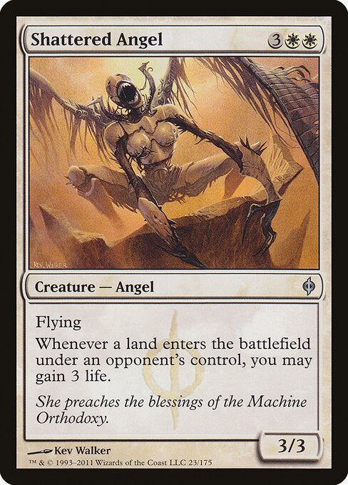 Shattered Angel — New Phyrexia #23 — Foil — reference image 1