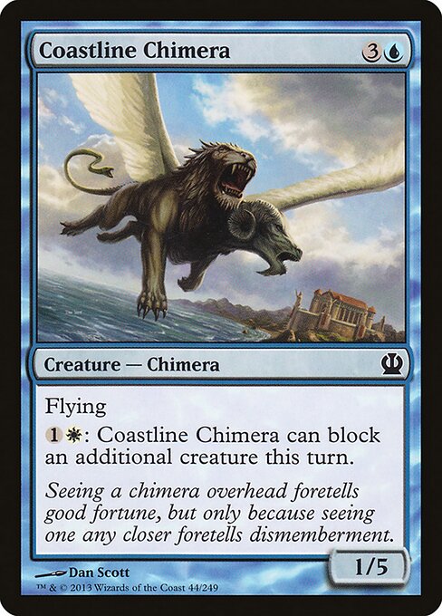 Coastline Chimera — Theros #44 — Foil — reference image 1