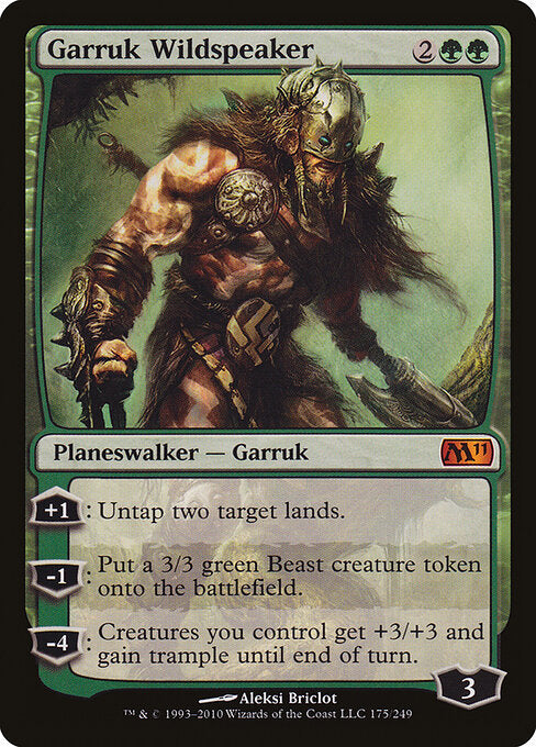 Garruk Wildspeaker — Magic 2011 #175 — Non Foil — reference image 1
