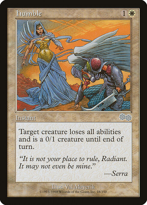 Humble — Urza's Saga #18 — Non Foil — reference image 1