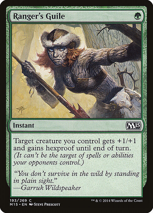 Ranger's Guile — Magic 2015 #193 — Non Foil — reference image 1