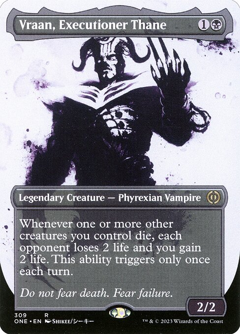 Vraan, Executioner Thane — Phyrexia: All Will Be One #309 — Foil — reference image 1