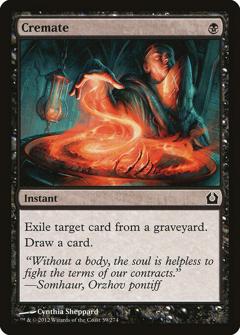 Cremate — Return to Ravnica #59 — Non Foil — reference image 1
