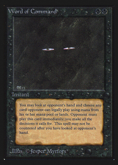 Word of Command — Collectors' Edition #137 — Non Foil — reference image 1
