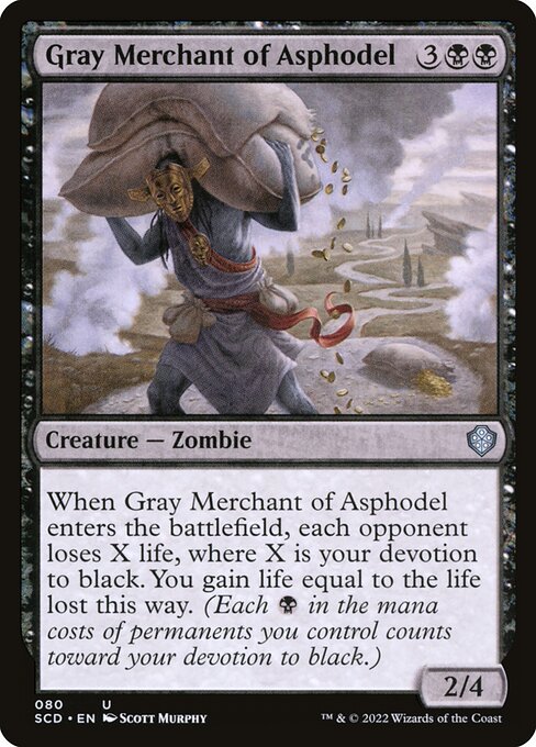 Gray Merchant of Asphodel — Starter Commander Decks #80 — Non Foil — reference image 1