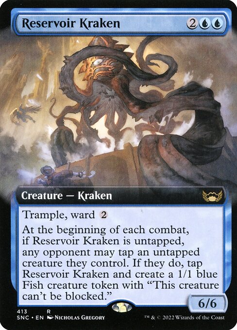 Reservoir Kraken — Streets of New Capenna #413 — Non Foil — reference image 1