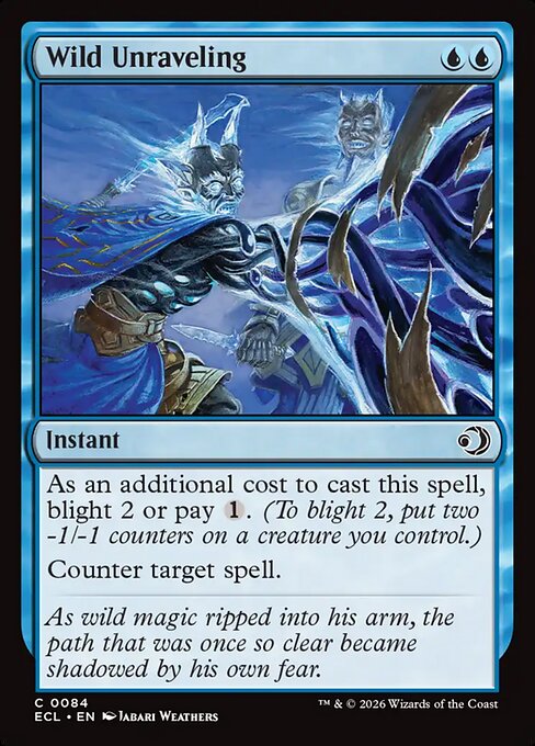 Wild Unraveling — Lorwyn Eclipsed #84 — Non Foil