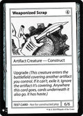 Weaponized Scrap — Mystery Booster Playtest Cards 2019 #111 — Non Foil — reference image 1