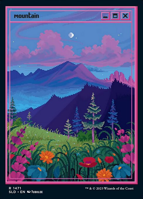 Mountain — Secret Lair Drop #1471 — Foil — reference image 1