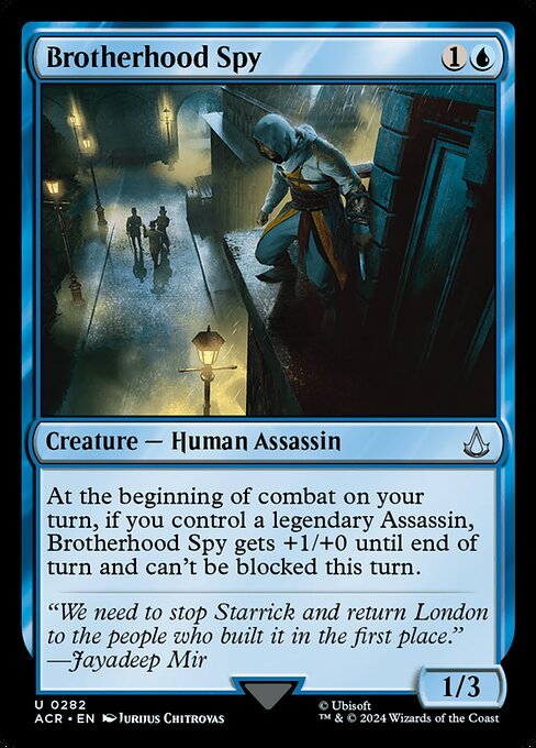 Brotherhood Spy — Assassin's Creed #282 — Non Foil — reference image 1